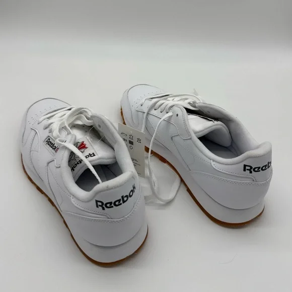 Reebok Men's White/Gum Sole Sneakers - Picture 2 of 6